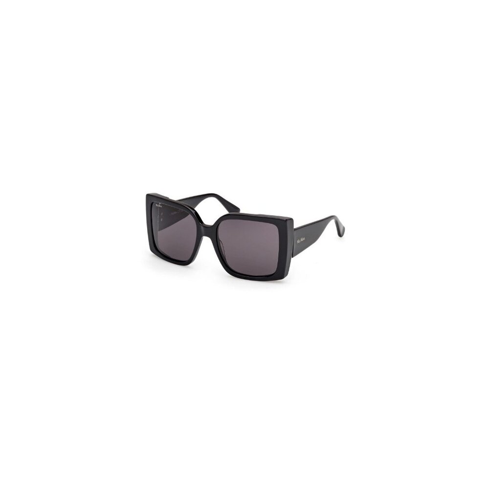 NWT SUNGLASSES MaxMara MM0131 01A shiny black 56/18/135 WOMAN glasses Trendy